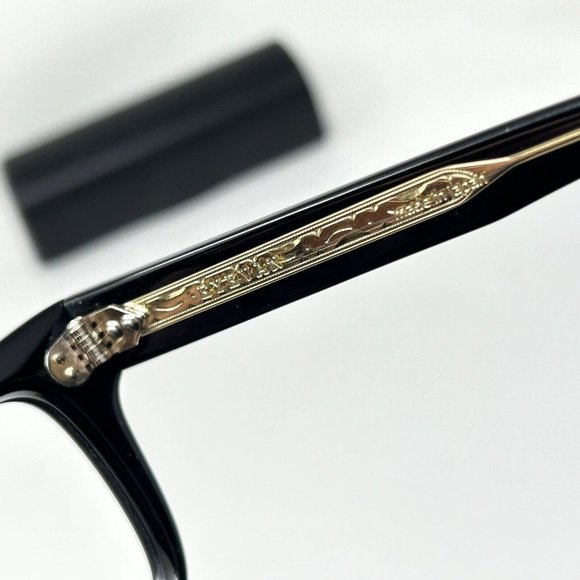 eyevan Del Prado Eyeglasses Frame Black PBK/G Made In Japan 53 [] 18 147 - Picture 6 of 15